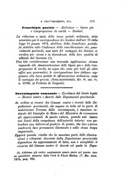 Rivista amministrativa del Regno giornale ufficiale delle amministrazioni centrali, e provinciali, dei comuni e degli istituti di beneficenza