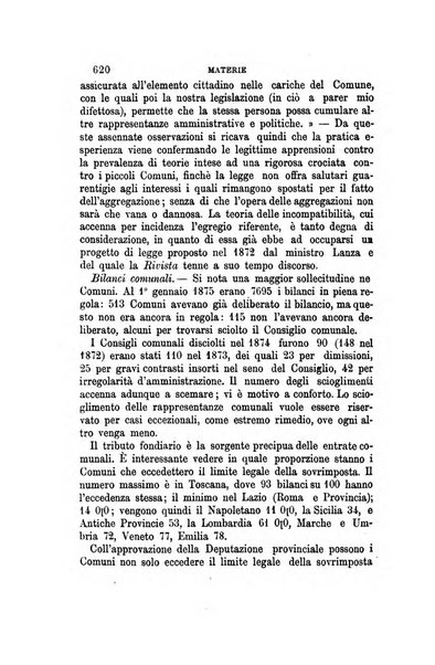 Rivista amministrativa del Regno giornale ufficiale delle amministrazioni centrali, e provinciali, dei comuni e degli istituti di beneficenza