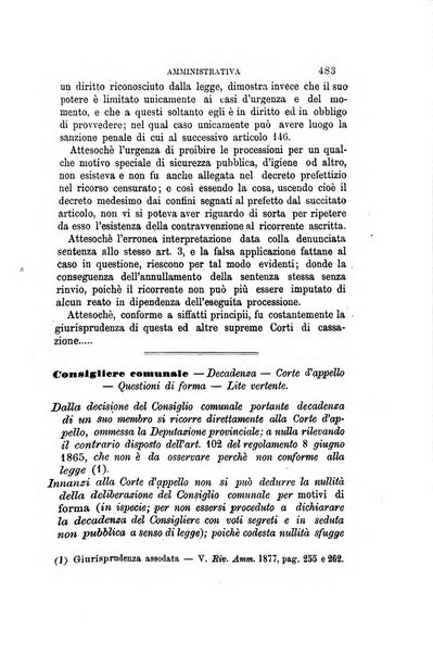 Rivista amministrativa del Regno giornale ufficiale delle amministrazioni centrali, e provinciali, dei comuni e degli istituti di beneficenza