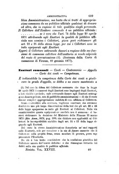 Rivista amministrativa del Regno giornale ufficiale delle amministrazioni centrali, e provinciali, dei comuni e degli istituti di beneficenza