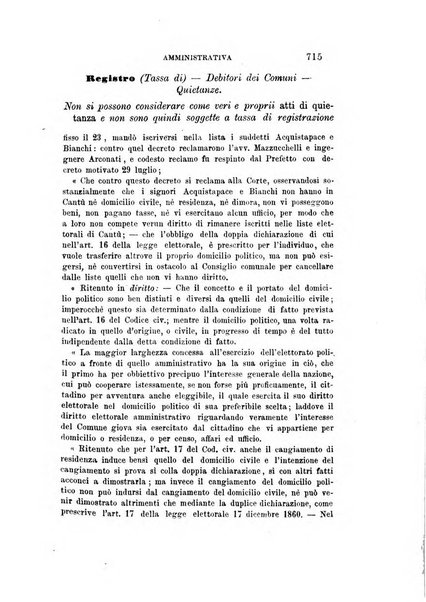 Rivista amministrativa del Regno giornale ufficiale delle amministrazioni centrali, e provinciali, dei comuni e degli istituti di beneficenza