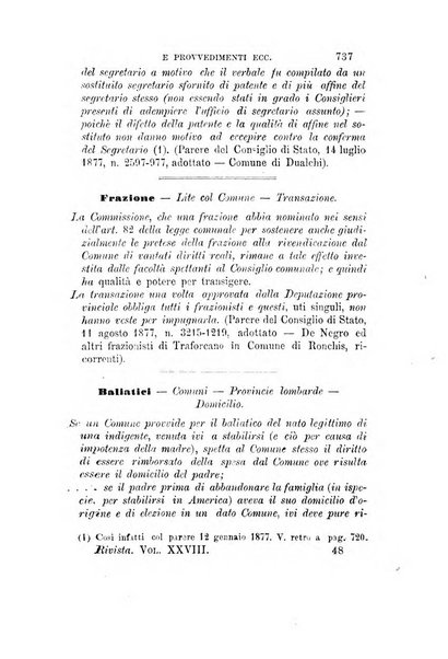 Rivista amministrativa del Regno giornale ufficiale delle amministrazioni centrali, e provinciali, dei comuni e degli istituti di beneficenza