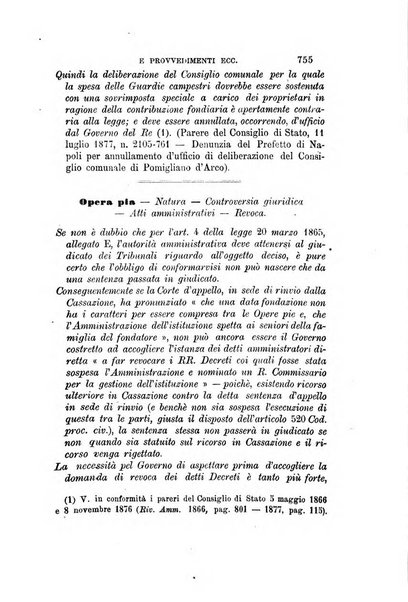 Rivista amministrativa del Regno giornale ufficiale delle amministrazioni centrali, e provinciali, dei comuni e degli istituti di beneficenza