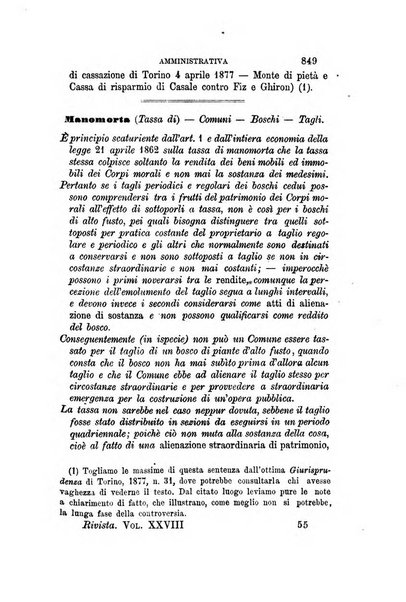 Rivista amministrativa del Regno giornale ufficiale delle amministrazioni centrali, e provinciali, dei comuni e degli istituti di beneficenza