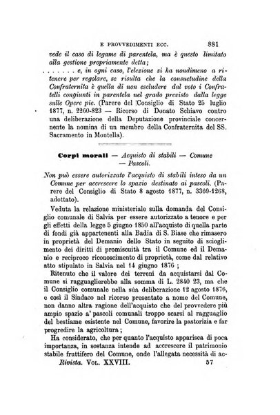 Rivista amministrativa del Regno giornale ufficiale delle amministrazioni centrali, e provinciali, dei comuni e degli istituti di beneficenza