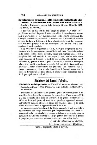 Rivista amministrativa del Regno giornale ufficiale delle amministrazioni centrali, e provinciali, dei comuni e degli istituti di beneficenza