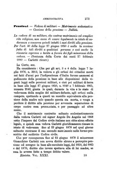 Rivista amministrativa del Regno giornale ufficiale delle amministrazioni centrali, e provinciali, dei comuni e degli istituti di beneficenza