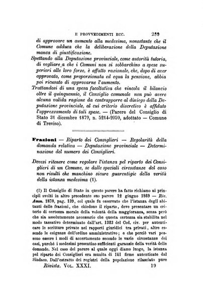 Rivista amministrativa del Regno giornale ufficiale delle amministrazioni centrali, e provinciali, dei comuni e degli istituti di beneficenza