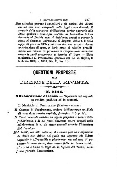 Rivista amministrativa del Regno giornale ufficiale delle amministrazioni centrali, e provinciali, dei comuni e degli istituti di beneficenza