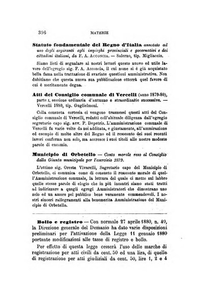 Rivista amministrativa del Regno giornale ufficiale delle amministrazioni centrali, e provinciali, dei comuni e degli istituti di beneficenza