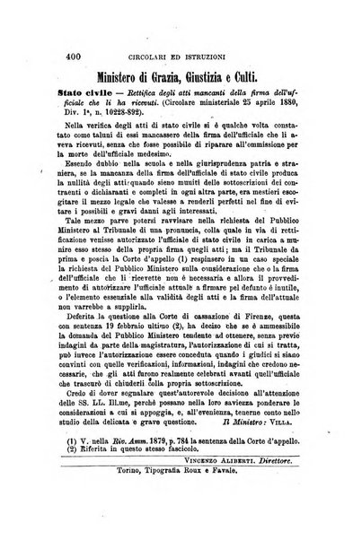 Rivista amministrativa del Regno giornale ufficiale delle amministrazioni centrali, e provinciali, dei comuni e degli istituti di beneficenza