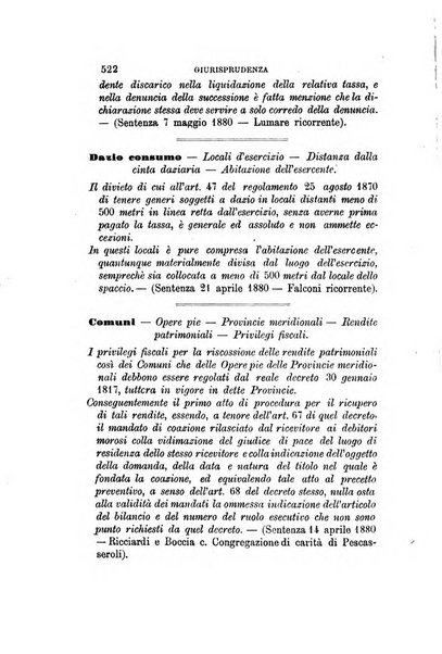 Rivista amministrativa del Regno giornale ufficiale delle amministrazioni centrali, e provinciali, dei comuni e degli istituti di beneficenza