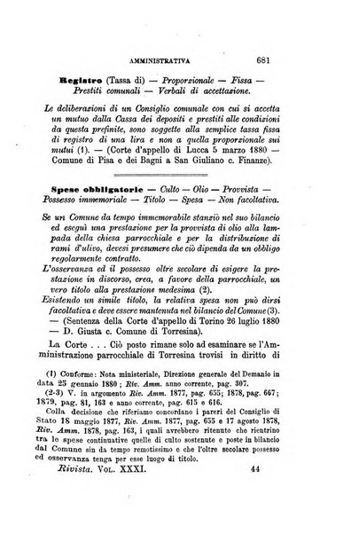 Rivista amministrativa del Regno giornale ufficiale delle amministrazioni centrali, e provinciali, dei comuni e degli istituti di beneficenza