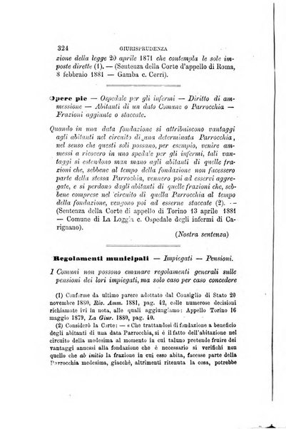 Rivista amministrativa del Regno giornale ufficiale delle amministrazioni centrali, e provinciali, dei comuni e degli istituti di beneficenza