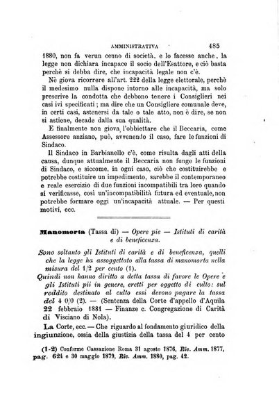 Rivista amministrativa del Regno giornale ufficiale delle amministrazioni centrali, e provinciali, dei comuni e degli istituti di beneficenza