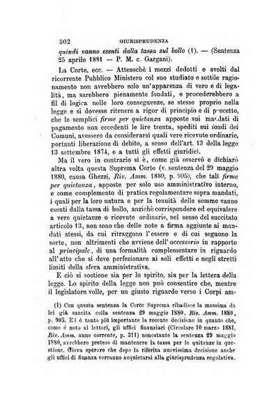 Rivista amministrativa del Regno giornale ufficiale delle amministrazioni centrali, e provinciali, dei comuni e degli istituti di beneficenza