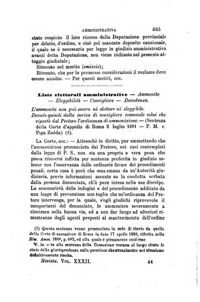 Rivista amministrativa del Regno giornale ufficiale delle amministrazioni centrali, e provinciali, dei comuni e degli istituti di beneficenza