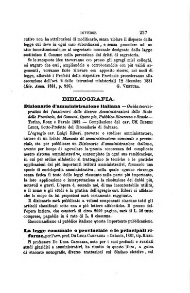 Rivista amministrativa del Regno giornale ufficiale delle amministrazioni centrali, e provinciali, dei comuni e degli istituti di beneficenza