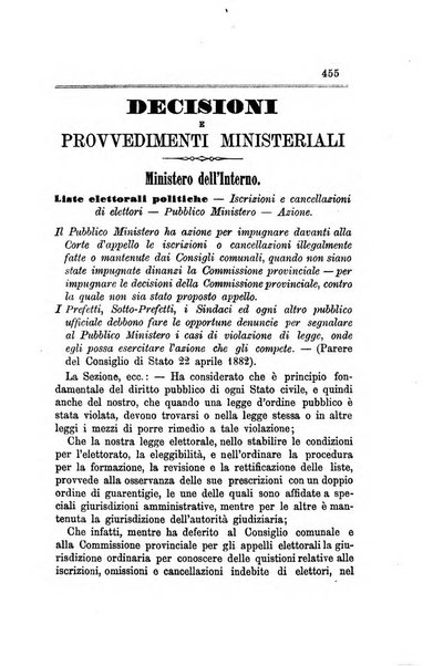 Rivista amministrativa del Regno giornale ufficiale delle amministrazioni centrali, e provinciali, dei comuni e degli istituti di beneficenza