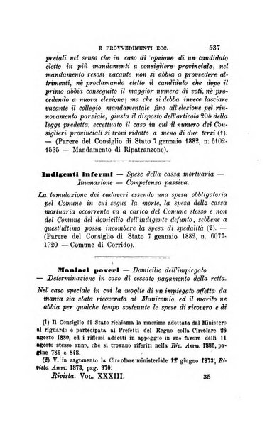 Rivista amministrativa del Regno giornale ufficiale delle amministrazioni centrali, e provinciali, dei comuni e degli istituti di beneficenza