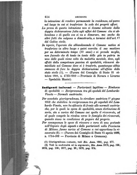 Rivista amministrativa del Regno giornale ufficiale delle amministrazioni centrali, e provinciali, dei comuni e degli istituti di beneficenza