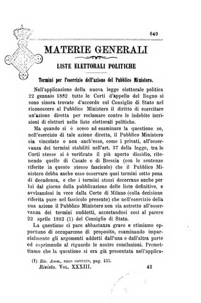 Rivista amministrativa del Regno giornale ufficiale delle amministrazioni centrali, e provinciali, dei comuni e degli istituti di beneficenza