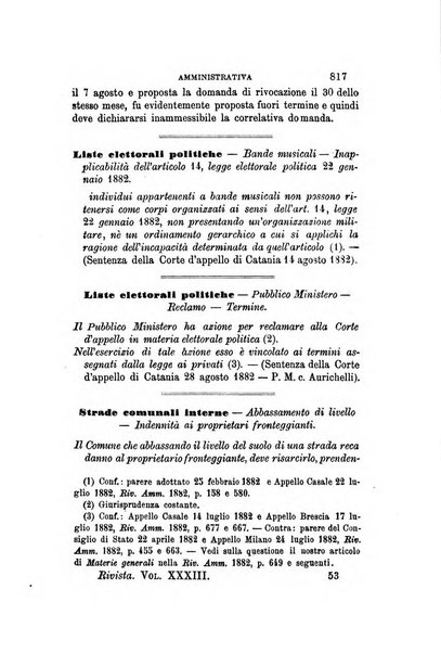 Rivista amministrativa del Regno giornale ufficiale delle amministrazioni centrali, e provinciali, dei comuni e degli istituti di beneficenza