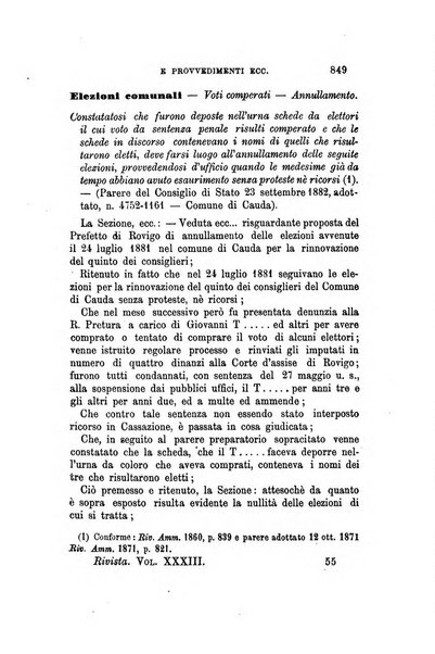 Rivista amministrativa del Regno giornale ufficiale delle amministrazioni centrali, e provinciali, dei comuni e degli istituti di beneficenza