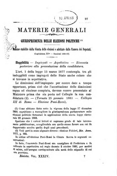 Rivista amministrativa del Regno giornale ufficiale delle amministrazioni centrali, e provinciali, dei comuni e degli istituti di beneficenza