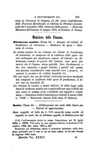 Rivista amministrativa del Regno giornale ufficiale delle amministrazioni centrali, e provinciali, dei comuni e degli istituti di beneficenza