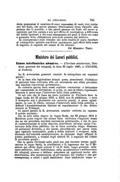 Rivista amministrativa del Regno giornale ufficiale delle amministrazioni centrali, e provinciali, dei comuni e degli istituti di beneficenza