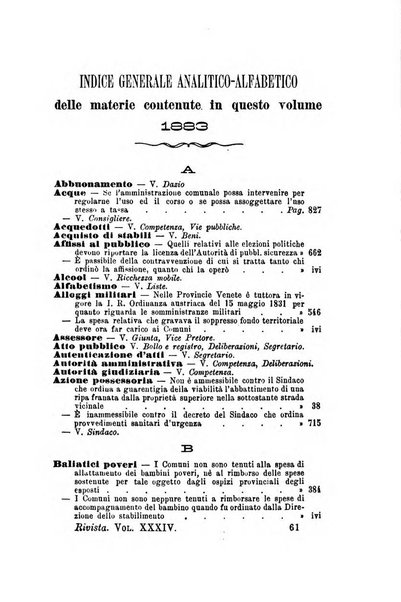 Rivista amministrativa del Regno giornale ufficiale delle amministrazioni centrali, e provinciali, dei comuni e degli istituti di beneficenza