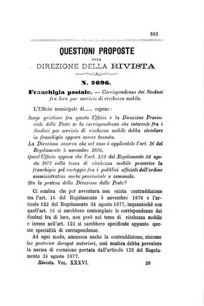 Rivista amministrativa del Regno giornale ufficiale delle amministrazioni centrali, e provinciali, dei comuni e degli istituti di beneficenza