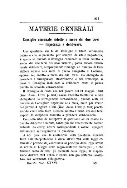 Rivista amministrativa del Regno giornale ufficiale delle amministrazioni centrali, e provinciali, dei comuni e degli istituti di beneficenza