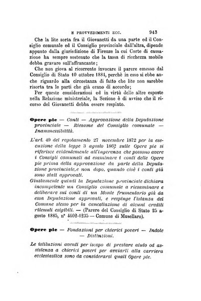 Rivista amministrativa del Regno giornale ufficiale delle amministrazioni centrali, e provinciali, dei comuni e degli istituti di beneficenza