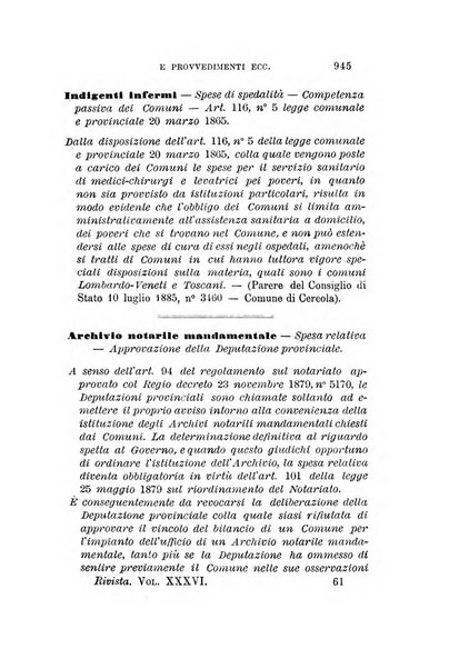 Rivista amministrativa del Regno giornale ufficiale delle amministrazioni centrali, e provinciali, dei comuni e degli istituti di beneficenza