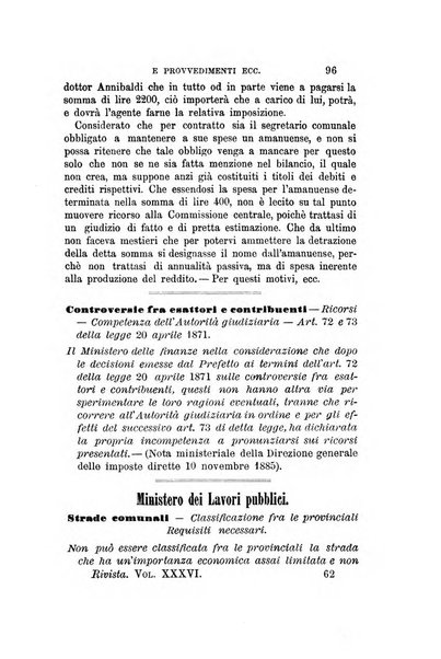 Rivista amministrativa del Regno giornale ufficiale delle amministrazioni centrali, e provinciali, dei comuni e degli istituti di beneficenza