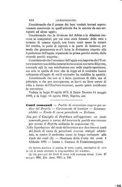 Rivista amministrativa del Regno giornale ufficiale delle amministrazioni centrali, e provinciali, dei comuni e degli istituti di beneficenza