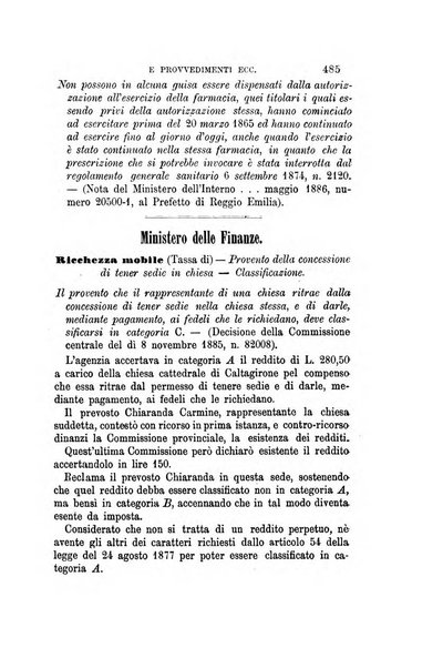 Rivista amministrativa del Regno giornale ufficiale delle amministrazioni centrali, e provinciali, dei comuni e degli istituti di beneficenza