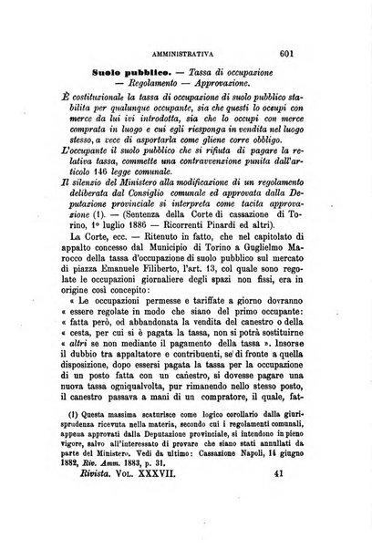 Rivista amministrativa del Regno giornale ufficiale delle amministrazioni centrali, e provinciali, dei comuni e degli istituti di beneficenza