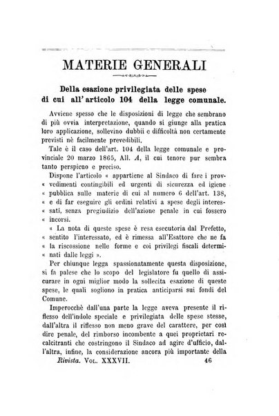 Rivista amministrativa del Regno giornale ufficiale delle amministrazioni centrali, e provinciali, dei comuni e degli istituti di beneficenza