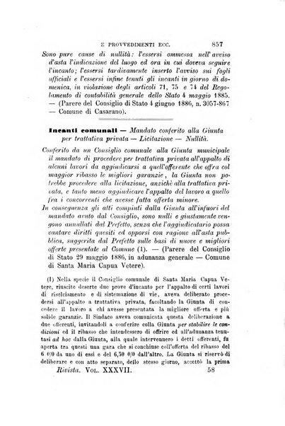 Rivista amministrativa del Regno giornale ufficiale delle amministrazioni centrali, e provinciali, dei comuni e degli istituti di beneficenza