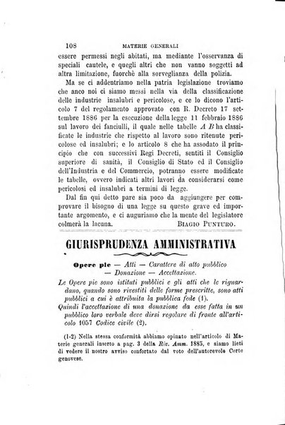 Rivista amministrativa del Regno giornale ufficiale delle amministrazioni centrali, e provinciali, dei comuni e degli istituti di beneficenza