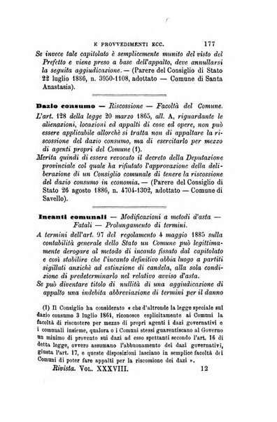 Rivista amministrativa del Regno giornale ufficiale delle amministrazioni centrali, e provinciali, dei comuni e degli istituti di beneficenza