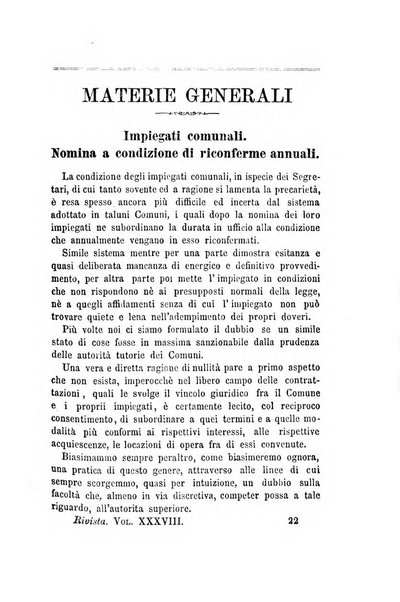 Rivista amministrativa del Regno giornale ufficiale delle amministrazioni centrali, e provinciali, dei comuni e degli istituti di beneficenza