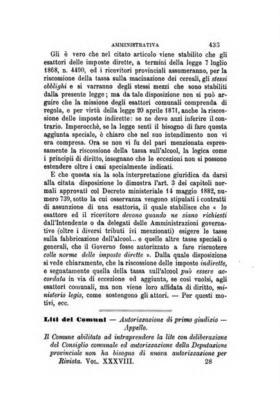 Rivista amministrativa del Regno giornale ufficiale delle amministrazioni centrali, e provinciali, dei comuni e degli istituti di beneficenza