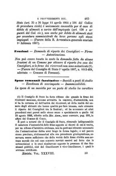 Rivista amministrativa del Regno giornale ufficiale delle amministrazioni centrali, e provinciali, dei comuni e degli istituti di beneficenza