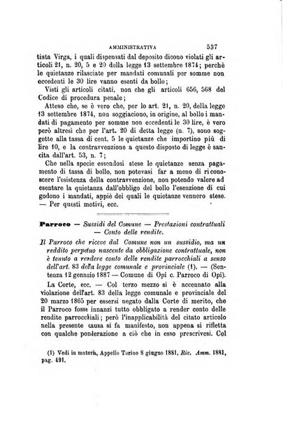 Rivista amministrativa del Regno giornale ufficiale delle amministrazioni centrali, e provinciali, dei comuni e degli istituti di beneficenza