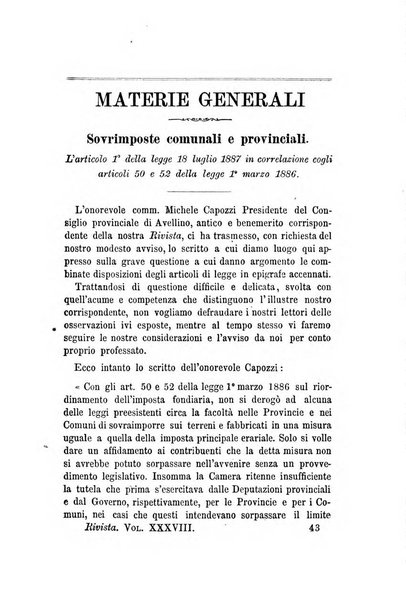 Rivista amministrativa del Regno giornale ufficiale delle amministrazioni centrali, e provinciali, dei comuni e degli istituti di beneficenza