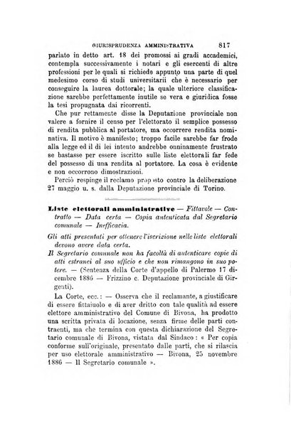 Rivista amministrativa del Regno giornale ufficiale delle amministrazioni centrali, e provinciali, dei comuni e degli istituti di beneficenza